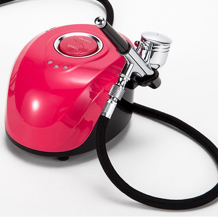 Airbrush Kit With Mini Compressor - Kit aérographe professionnel portable en ABS