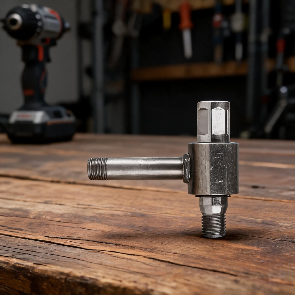 Reciprocating Saw Attachment Drill - Adaptateur d'injection métallique pivotant pour raccord