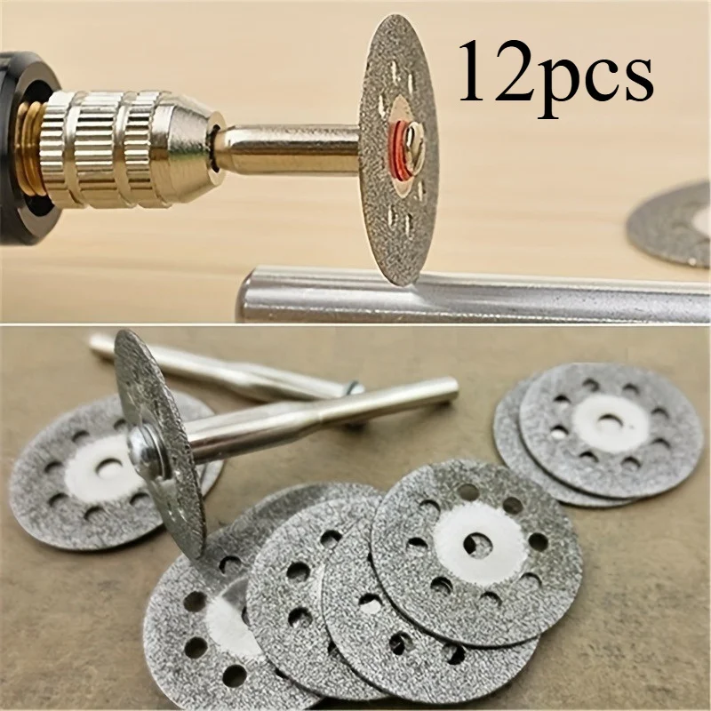 12 pièces/ensemble 22mm Hss di - Cordless Rotary Tool Kit Accessories avis et prix