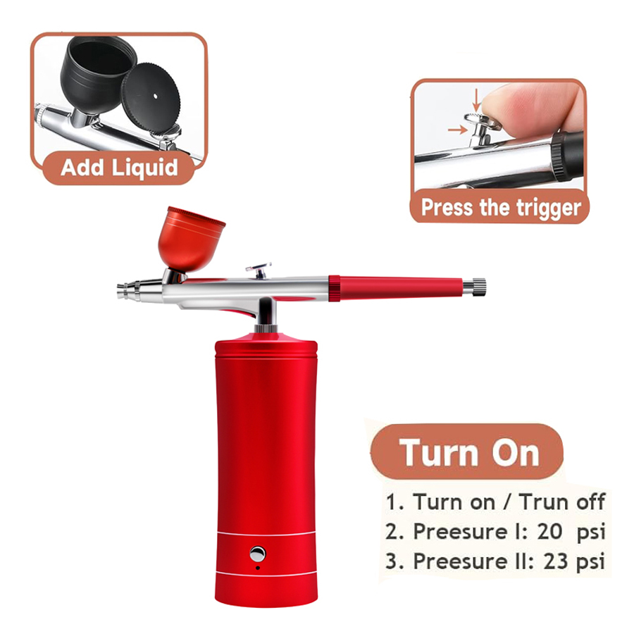 Kit aérographe avec compresseu - Airbrush Kit With Mini Compressor avis et prix