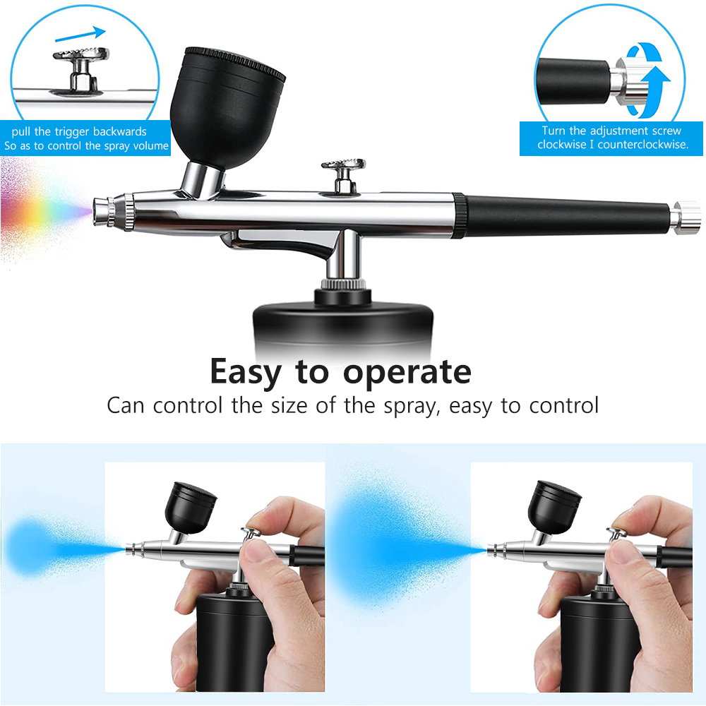 Kit aérographe miniature recha - Airbrush Kit With Mini Compressor avis et prix