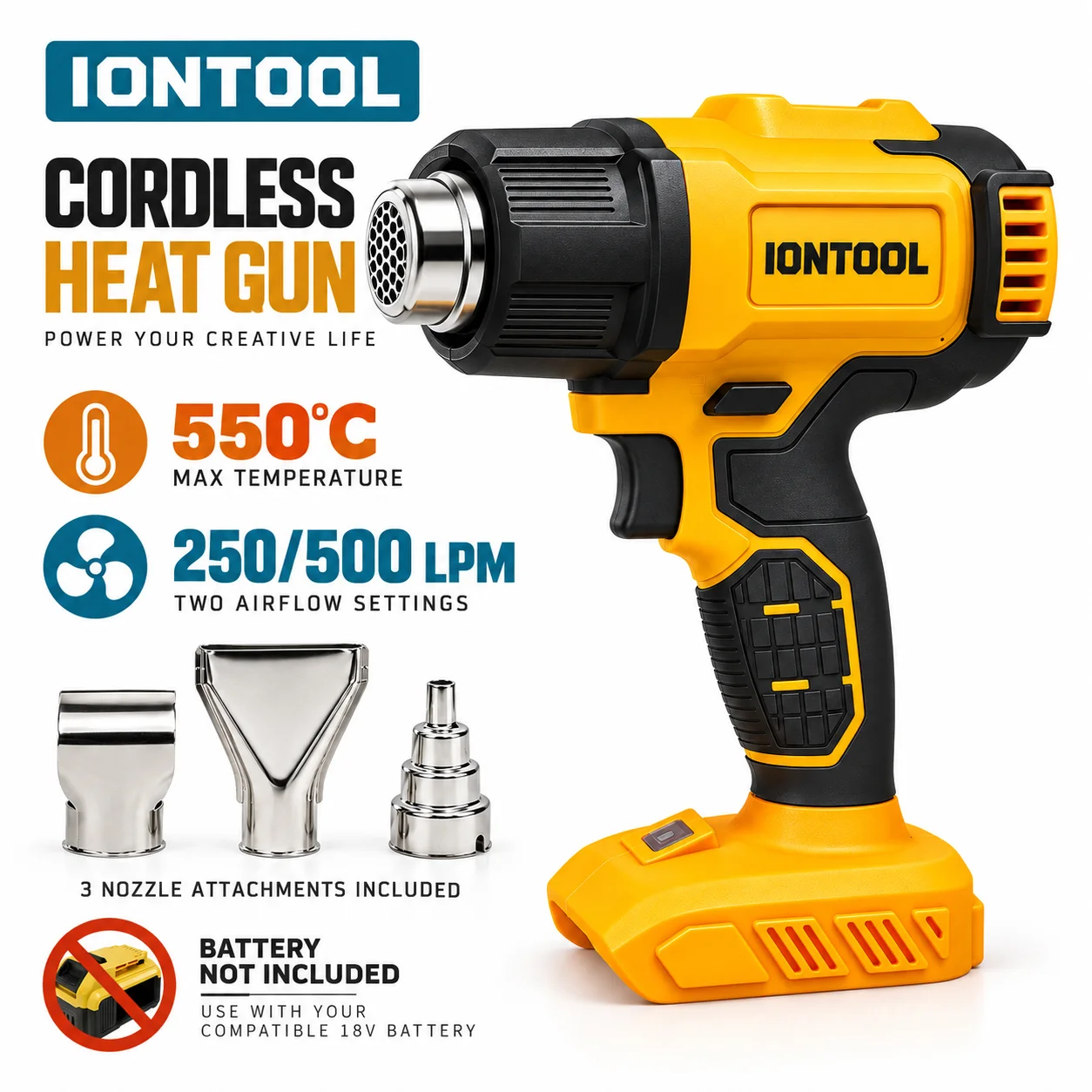 Pistolet thermique sans fil IO - Cordless Heat Gun For Shrink Tubing avis et prix