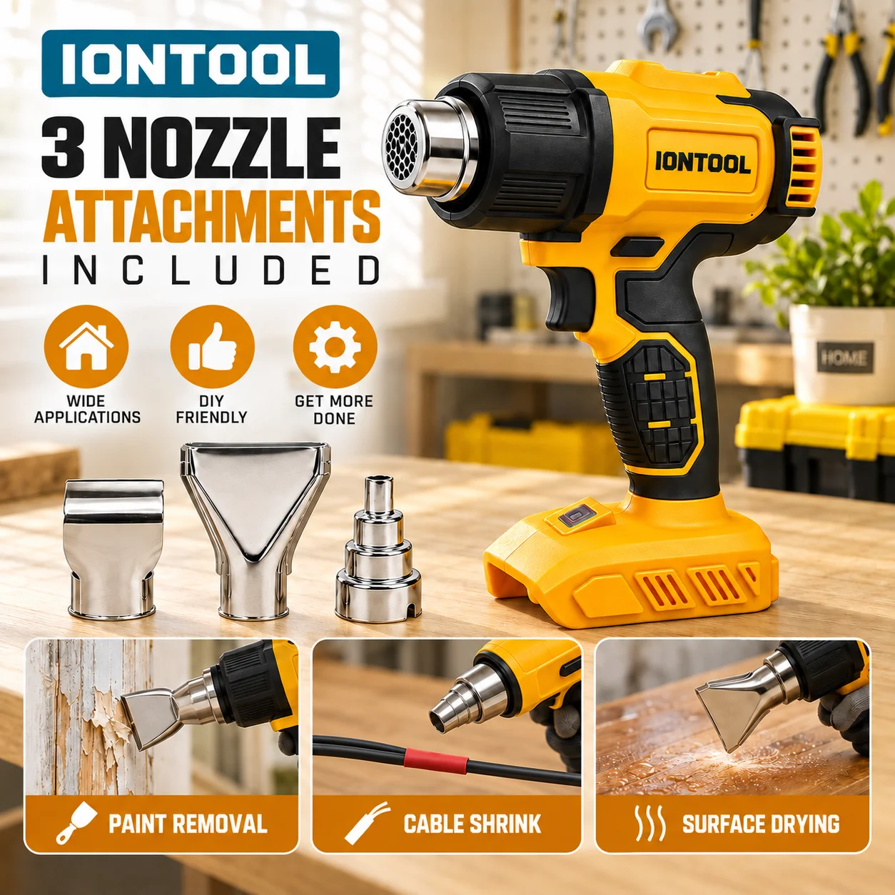 Pistolet thermique sans fil IO - Cordless Heat Gun For Shrink Tubing avis et prix