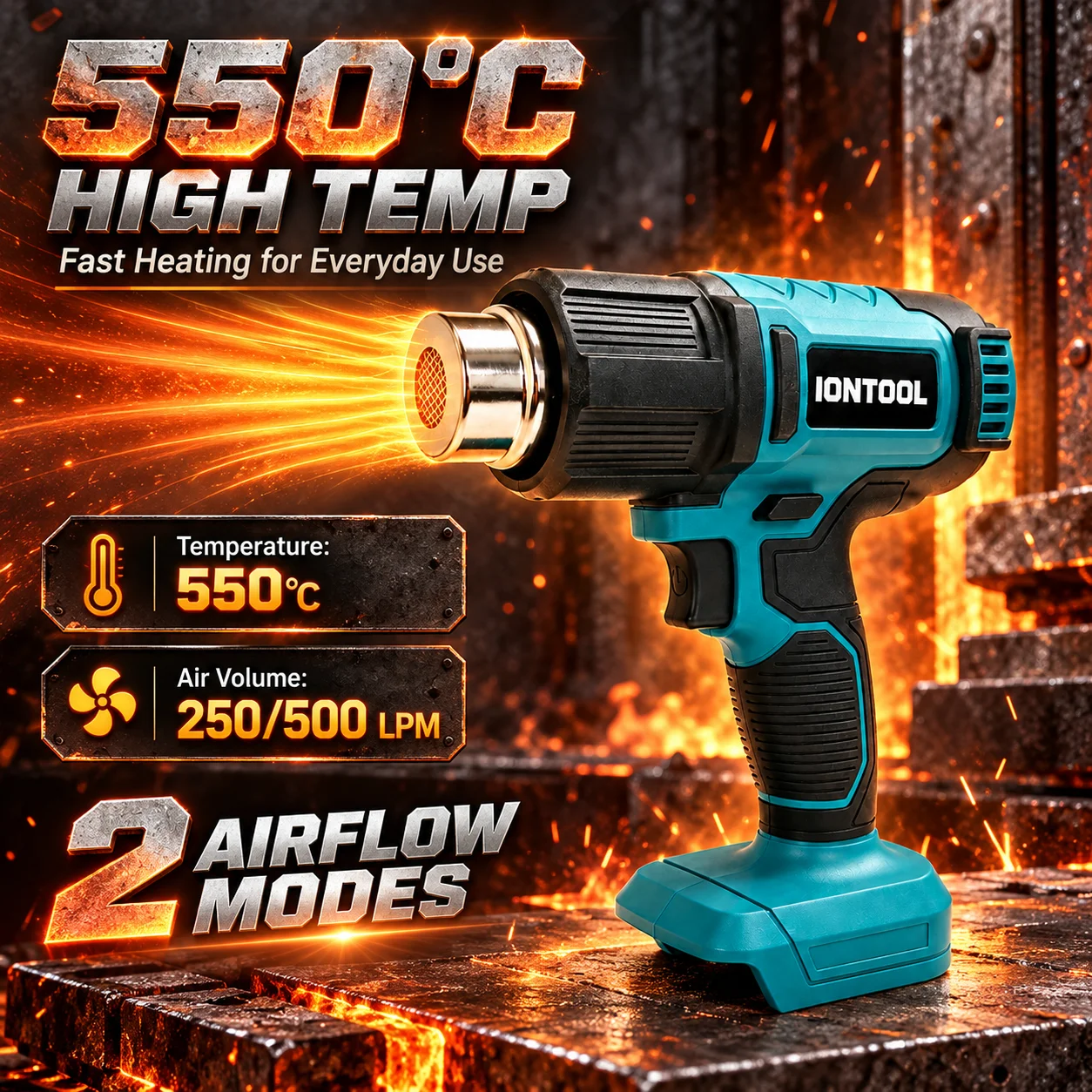 Pistolet thermique sans fil IO - Cordless Heat Gun For Shrink Tubing avis et prix