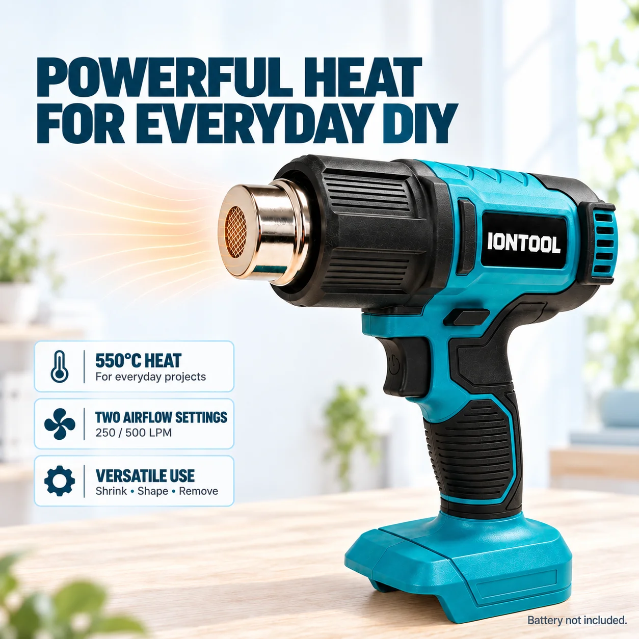 Pistolet thermique sans fil IO - Cordless Heat Gun For Shrink Tubing avis et prix