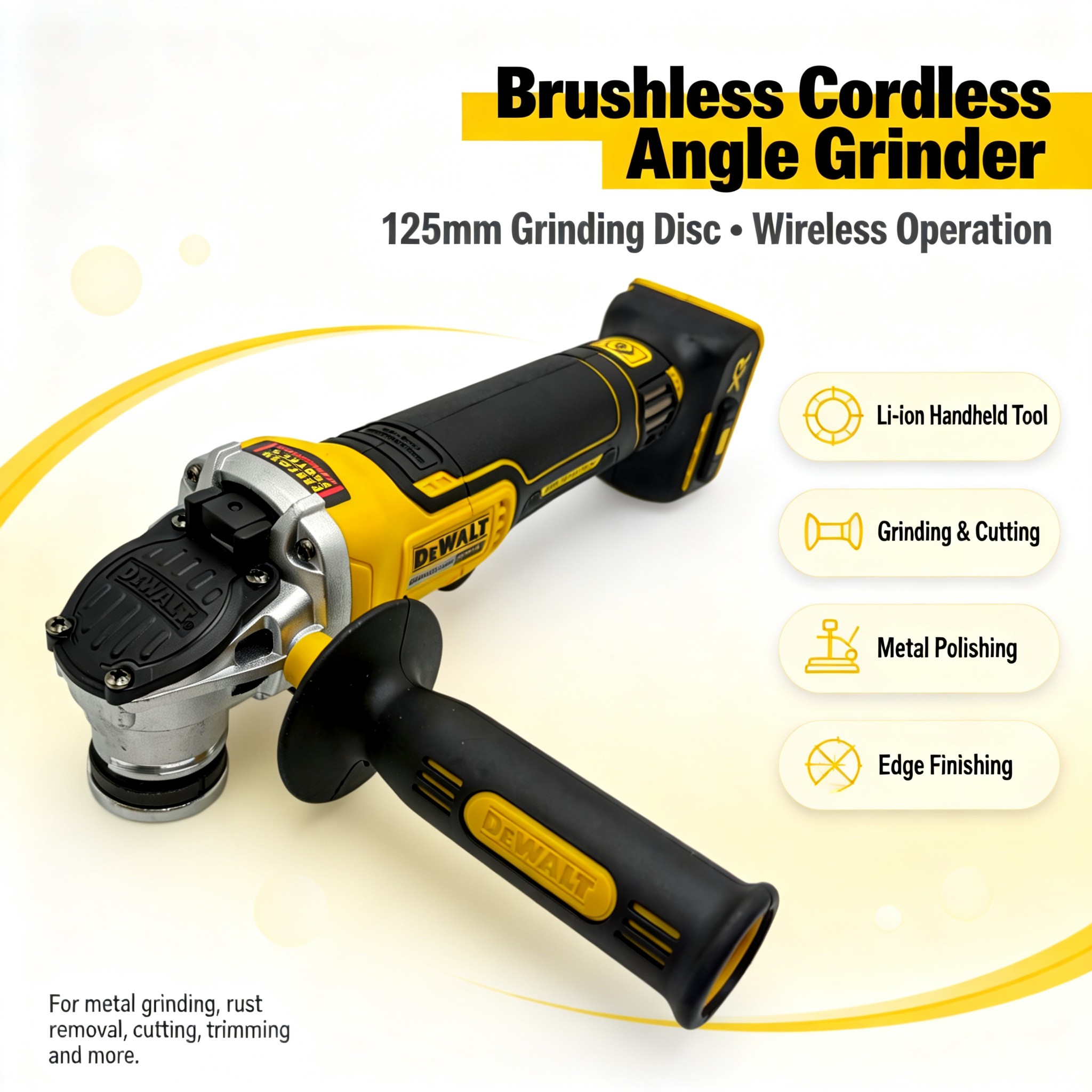 DEWALT DCG406, meuleuse d’angl - Brushless Angle Grinder Battery Powered avis et prix