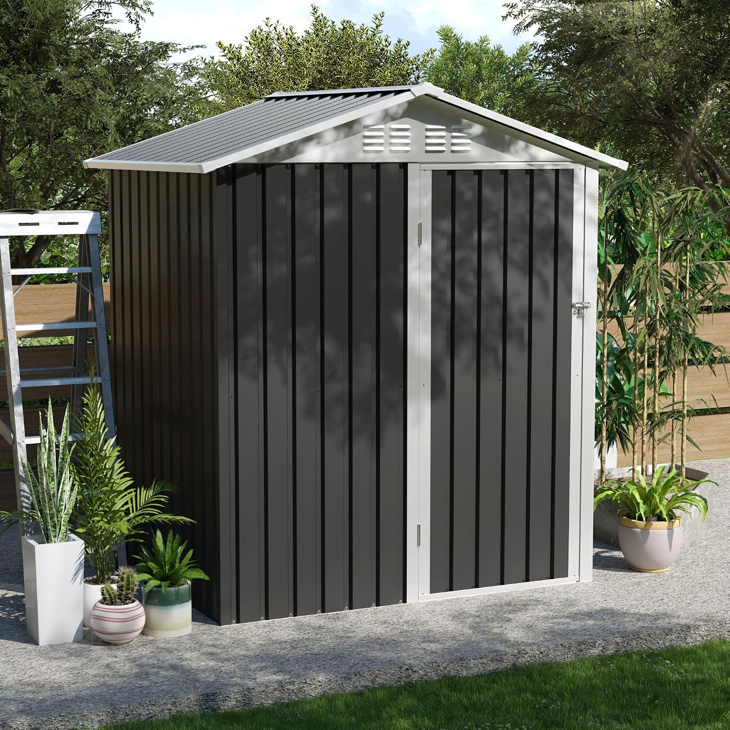 Abri de rangement extérieur en - Garden Tools avis et prix