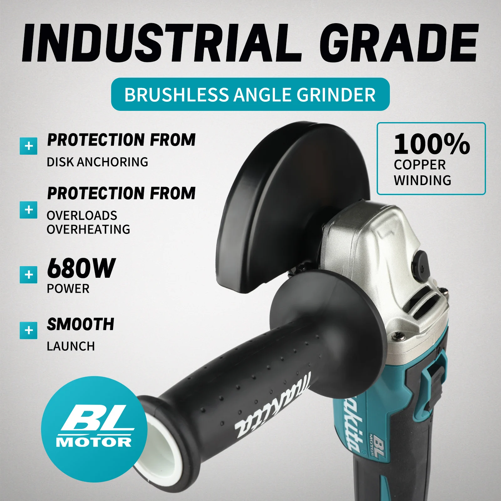 Meuleuse d'angle électrique sa - Brushless Angle Grinder Battery Powered avis et prix