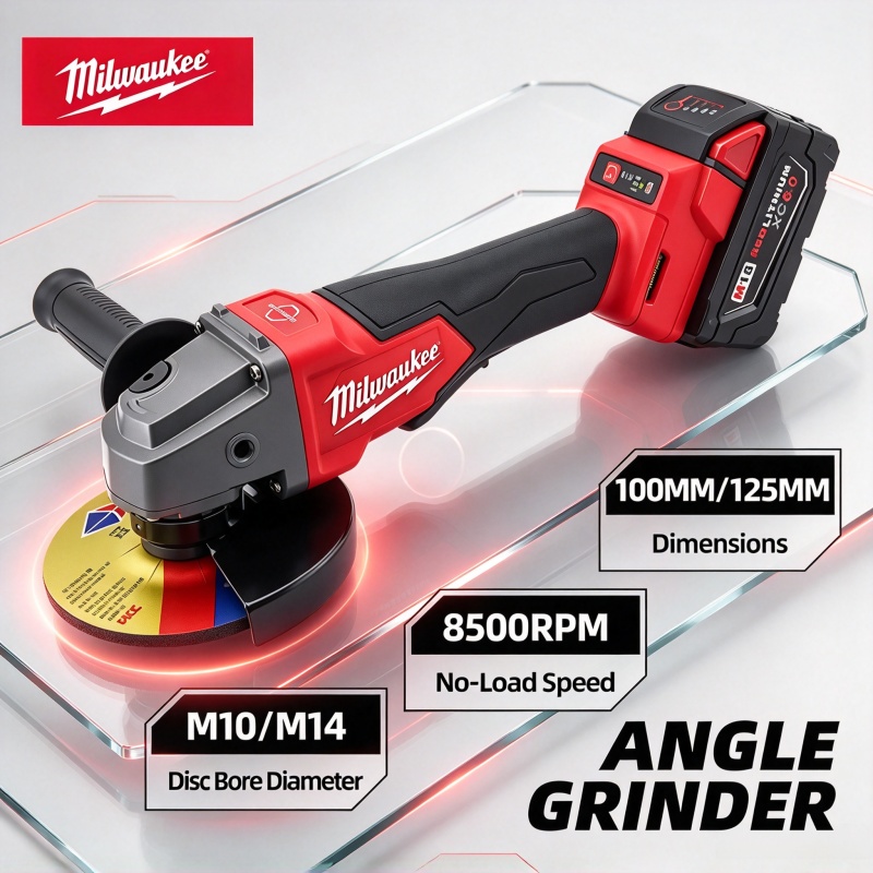 Nouvelle meuleuse d'angle Milw - Brushless Angle Grinder Battery Powered avis et prix