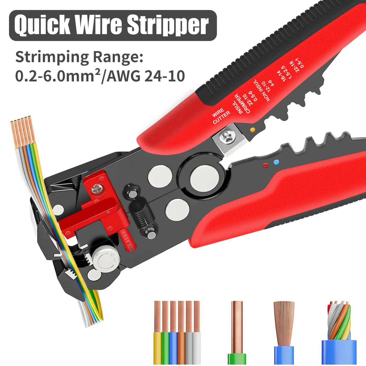 Pince à dénuder auto-ajustable - Automatic Wire Stripper Cutter avis et prix