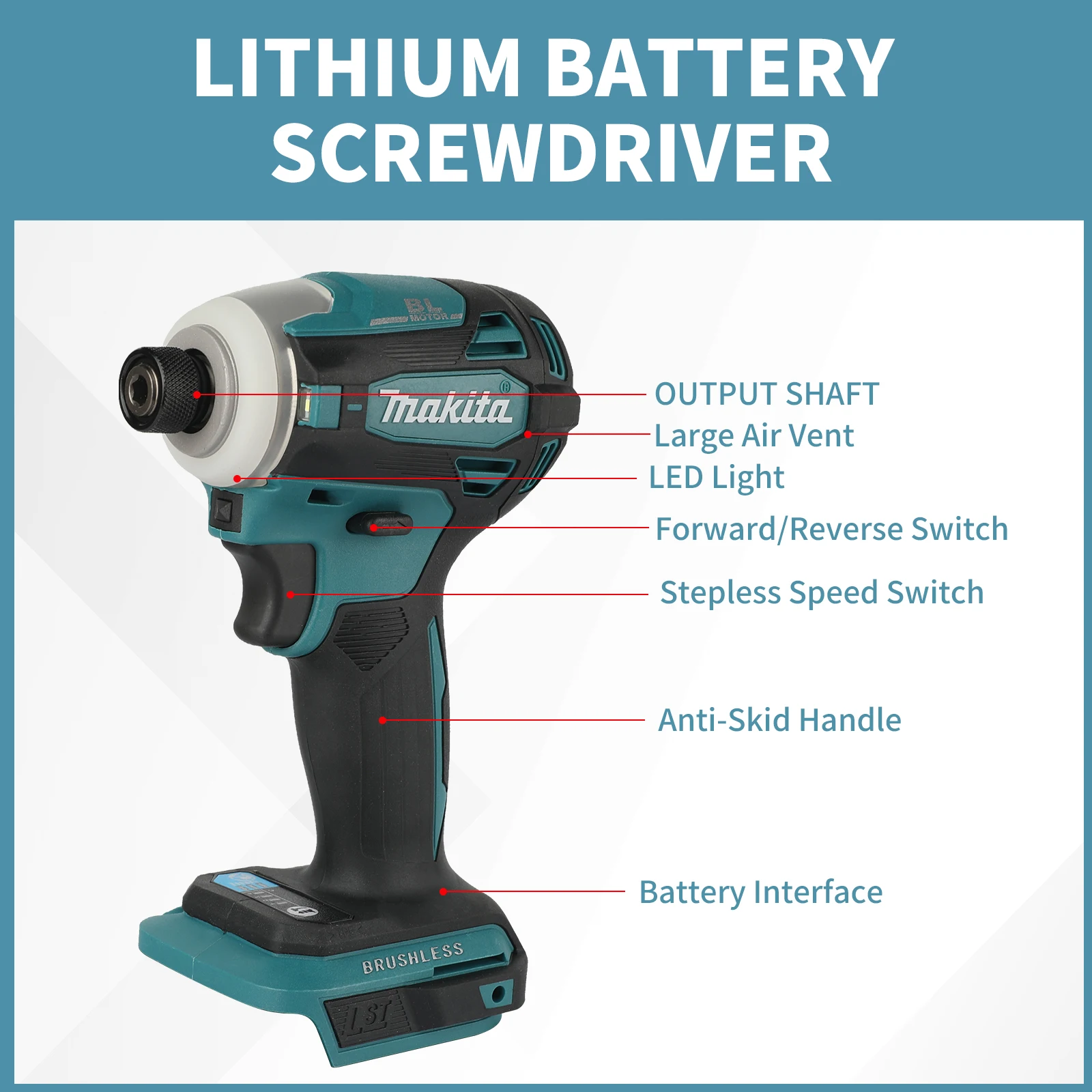 Perceuse à percussion électriq - Brushless Cordless Electric Drill 18V avis et prix
